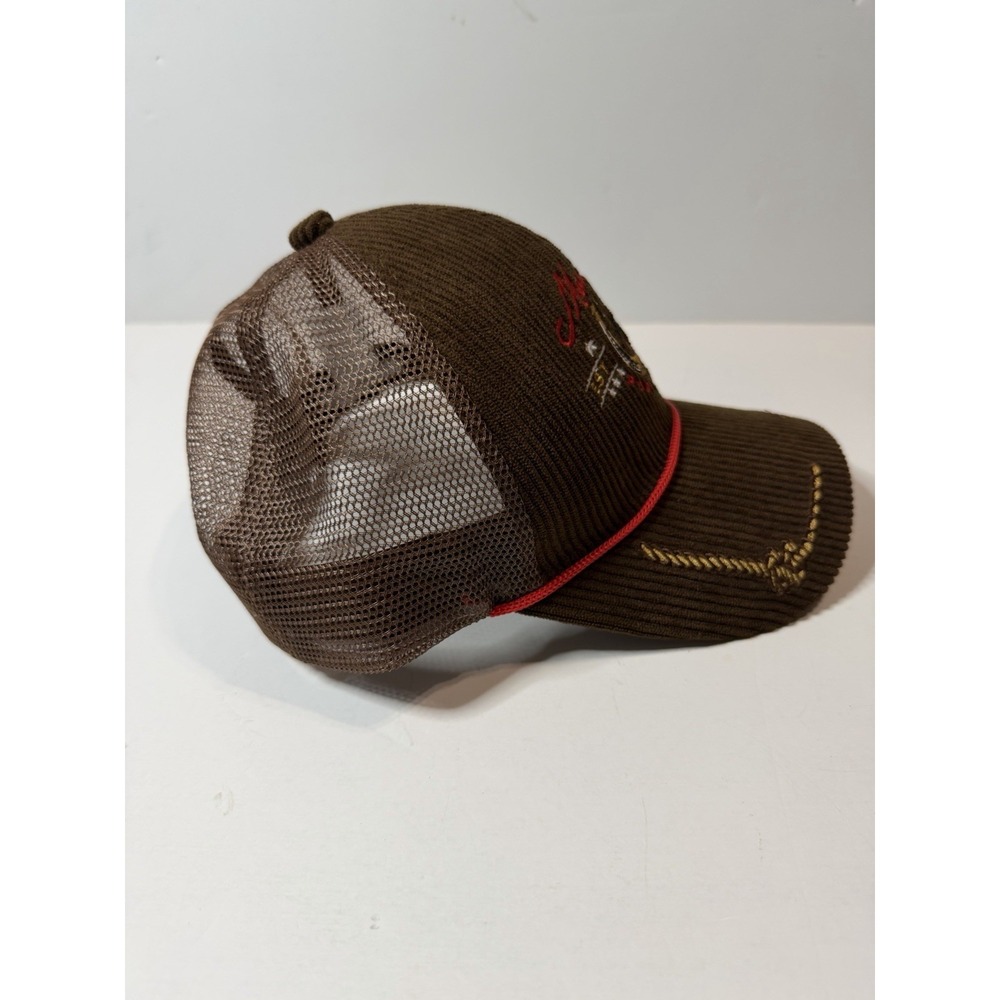 Anthropologie Corduroy City Trucker Hat Snapback Cap NWOT - Picture 5 of 7